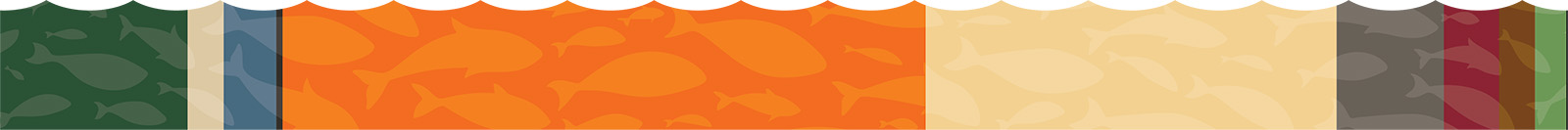 رسم بياني يوضح النسبة النسبية للأسماك المخزنة