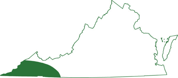 خريطة نطاق سمندل الجبل الأسود