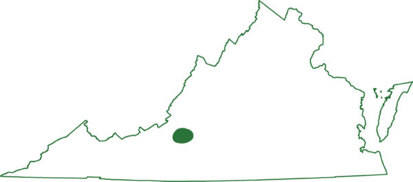 خريطة نطاق سمندل كهوف ديكسي السمندل