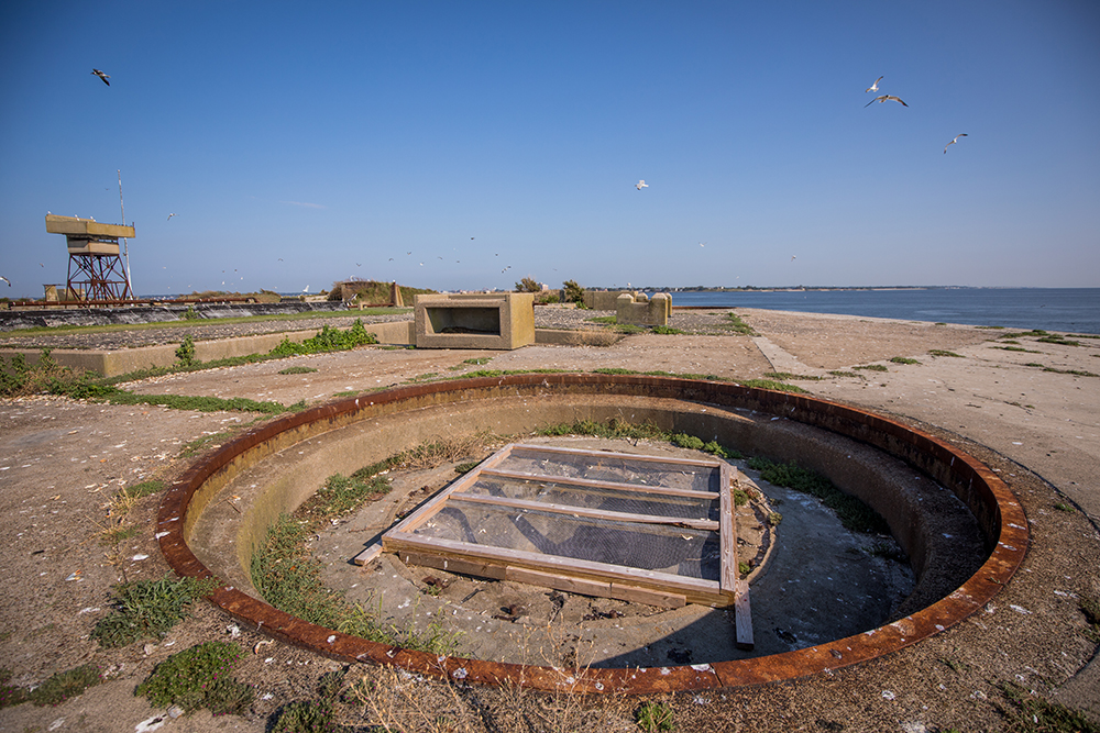 مثال على أحد الحواجز المستخدمة لمنع الطيور من الوقوع في شرك أحد الآبار