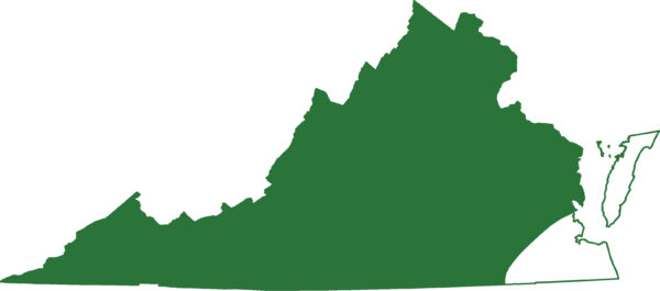 يوجد السمندل الأحمر الشمالي في جميع أنحاء ولاية فيرجينيا باستثناء الجزر الحاجزة ومنطقة صغيرة من جنوب شرق ولاية فيرجينيا