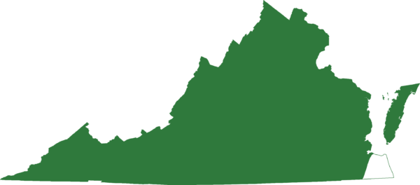 يوجد ضفدع البيكريل في جميع أنحاء ولاية فيرجينيا باستثناء منطقة صغيرة في معظم الساحل الجنوبي الشرقي للولاية