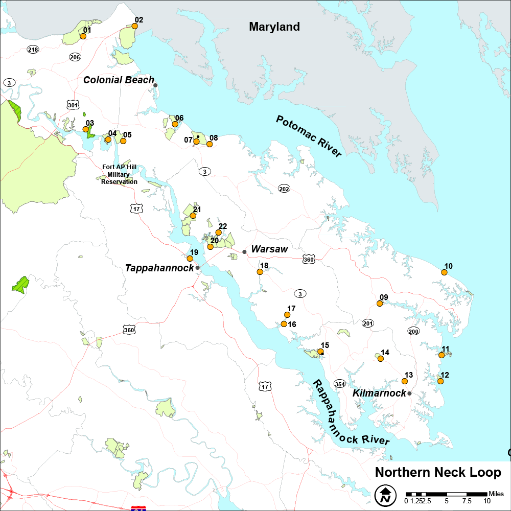 انقر لفتح صورة لخريطة حلقة العنق الشمالية