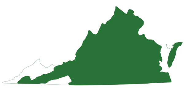 توجد السلحفاة الشرقية الملونة في معظم أنحاء ولاية فرجينيا
