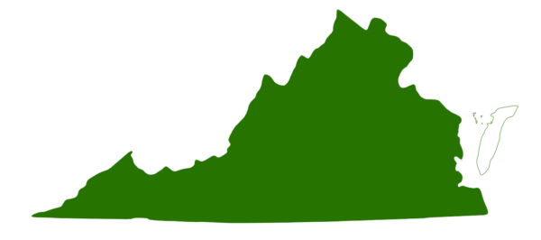 توجد سلحفاة المسك الشرقية في جميع أنحاء ولاية فرجينيا باستثناء الجزر.